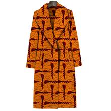 Casacos africanos para mulheres, casacos de algodão puro afriorgulho, bazin ricos, estampa de ancara, casacos personalizados, cera batik, forro s1824016, 2019 2024 - compre barato