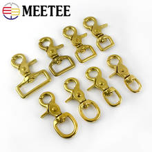 2Pcs 14-38mm Solid Brass Metal Buckles for Bag DIY Dog Collar Straps Swivel Trigger Clips Snap Hook Luggage Accessories BD271 2024 - compre barato