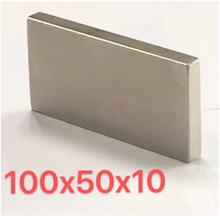 1PCS Block Neodymium Magnet N50100x50x10 mm Large Strong Neodymium Permanent Magnets Rare Earth Industry Magnet 2024 - buy cheap