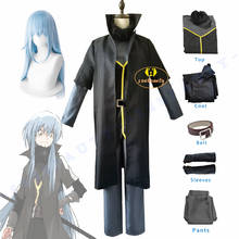 That Time I Got Reincarnated as a Slime Slime Rimuru Tempest Cosplay Costume Black Suit Outfit Blue Wig Party Role Play Costume 2024 - buy cheap