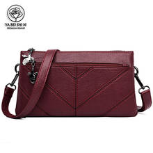 2021 Women Shoulder Bag  Leather Purses And Handbags Daily Wine Red Crossbody Bags For Women Designer Luxury Messenger Bag 2024 - buy cheap