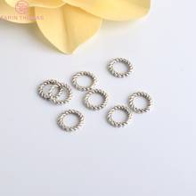 (3891)50PCS 10MM Antique Silver Plated Zinc Alloy Silver Charms Twisted Rings Diy Handmade Jewelry Findings Accessories 2024 - buy cheap