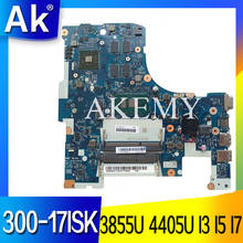 Envío gratis para Lenovo ideapad 300-17ISK BMWD1 NM-A491 placa base de computadora portátil SR2EX 4405U CPU 2024 - compra barato