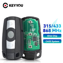 KEYYOU Car Remote Control Key For BMW E60 E61 E70 E71 E72 E81 E82 E87 E88 Fob PCF7945 Chip KR55WK49123 315MHz/868MHz 3 Buttons 2024 - buy cheap