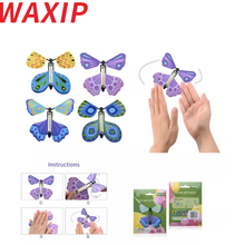 wholesale 100pcs/lot magic flying butterfly from empty hands freedom butterfly magic tricks Mentalism magie kids toy magic props 2024 - buy cheap