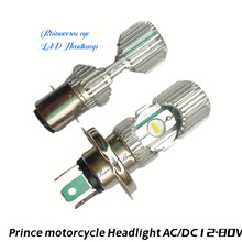 Rhinoceros eye 18W*2 COB LED Prince motorcycle motorbike headlight bulb H4/9003 BA20D white Hi/Lo beam headlamp AC/DC12-80V 2024 - buy cheap