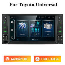 Reproductor multimedia con Android 9.0 y navegación GPS para Toyota, radio de coche 2din con cámara, DVD, para Toyota RAV4 Hilux VIOS Old Camry Prado Prado Cruiser Tundra 2003-2010 2024 - compra barato