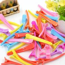 10Pcs Multicolor Plastic Barrettes Duck Teeth Bows Hair Clips Hairdressing Salon Hair Grip Crocodile DIY Accessories Hairpins 2024 - buy cheap