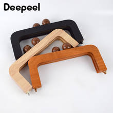 1/2pcs Deepeel 20cm Wooden Bags Closure Bag Frame Wood Handle Kiss Clasp Purse  Lock Buckles DIY Accessories for Handbags 2024 - buy cheap