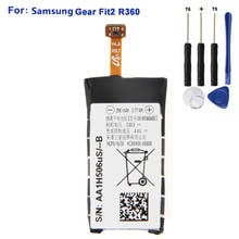 Replacement Battery  EB-BR360ABE Battery For Samsung Gear Fit2 Fit 2 R360 SM-R360 Replacement Battery 200mAh 2024 - buy cheap