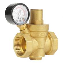 Pressure Regulator Valve BSP DN32 Brass Water Pressure Reducing Valve with Adjustable Gauge Flow 2024 - buy cheap
