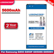 LOSONCOER 5600mAh Battery for Samsung Galaxy Alpha NFC G850F EB-BG850BBE NFC Battery G8508S G850T G850V G850M G850A G850 2024 - buy cheap