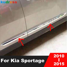 Side Door Body Trim For KIA Sportage R 2010 2011 2012 2013 2014 Chrome Door Molding Strip Exterior Accessories Car Styling 4pcs 2024 - buy cheap