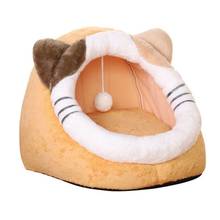 Soft Warm Cat Bed for Small Medium Pet Dog Soft Nest Kennel Kitten Puppy Bed House Sleeping Bag Pets Winter Warm Cozy Cave House 2024 - buy cheap