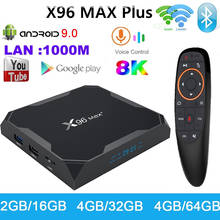 X96 MAX Plus 4GB 64GB 32GB Smart TV Box Android 9.0 Amlogic S905X3 Quad Core Wifi 4K Youtube X96Max Plus Set top box 2GB 16GB 2024 - buy cheap