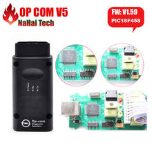 OP COM V1.59 V1.99 FW OP-COM with PIC18F458 Chipcan be Flash Update V5 PCB for Opel COM OPCOM OBD2 Scanner Diagnostics-Tool 2024 - buy cheap