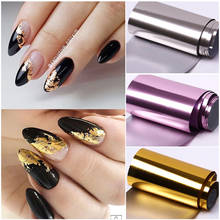 1 Roll Pink Gold Sliver Nail Foils Sparkly Sky Glitter Nail Art Transfer Stickers Slider Paper Nail Art Manicures Decoration New 2024 - buy cheap
