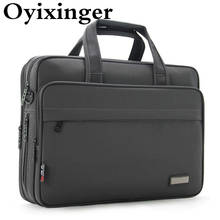 OYIXINGER Men's Bag Business Briefcase Shoulder Bags For Men Waterproof Nylon Handbag For 15.6 Inch Laptop A4 Document Storage 2024 - buy cheap