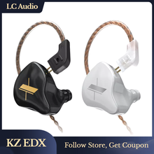 Kz edx 1dd fones de ouvido alta fidelidade graves monitor esporte redução ruído fone com fio iem kz zst x zsn pro zax zst dq6 2024 - compre barato