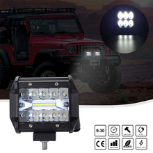 60W LED Work Light Bar Waterproof Driving Lamp for Offroad Boat Tractor Truck SUV Turn Signal DRL ATV Spot Lights Fog Lighting 2024 - buy cheap
