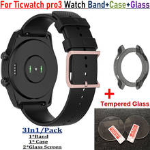 22mm Watch Band Strap For Ticwatch pro3 Frame TPU Cover Protector Case Bracelet Watchband for Ticwatch pro 3 Screen Glass Film 2024 - buy cheap