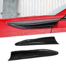 2Pcs Carbon Fiber Front Bumper Side Fender Shark Fin Canards Cover Trim Sticker Spoiler For Subaru BRZ Toyota GT86 2012 - 2019 2024 - buy cheap