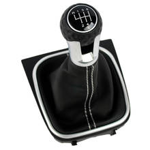 For VW Jetta 5 A5 MK5 GLI 2006 2007 2008 2009 2010 2011 Car-Stying 6 Speed Car Gear Stick Level Shift Knob With Leather Boot 2024 - buy cheap