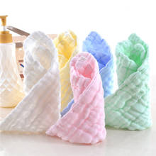 10pc/Lot 28*28CM Baby Face Towel Sale The New Fashion 100% Cotton Candy Colors Kids Towel 2024 - buy cheap