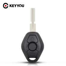 KEYYOU 10X Remote Car Key Shell Fob Case Cover For BMW 3 5 7 SERIES Z3 Z4 X3 X5 M5 325i E38 E39 E46 3 Button 2024 - buy cheap