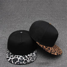 [TOHUIYAN] Leopard Snapback Cap Women Baseball Hat Autumn Flat Brim Hip Hop Caps Fashion Gorras Sport Caps Streetwear Men Hats 2024 - buy cheap