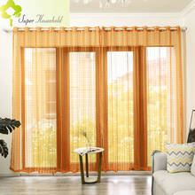 Colorful Plaid Polyester Tulle Curtains for Bedroom Living Room Window Screen Modern Sheer for Door Customization Wholesale 2024 - buy cheap