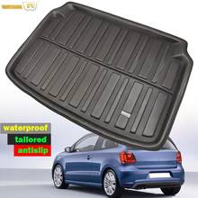 Fit For VW Volkswagen Polo 2010-2017 Hatchback Boot Liner Rear Trunk Mat Cargo Tray Floor Carpet 2011 2012 2013 2014 2015 2016 2024 - купить недорого