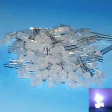 Diodo de led branco, 1000 peças, 5mm, difusão de luz branca, brilho, diodo led 5mm, conjunto de leds 2024 - compre barato