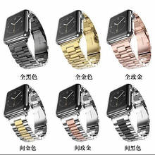 Pulsera de eslabones deportivos para Apple Watch, correa de 38mm y 42mm para iWatch 5, 4, 3, 2 y 1, pulsera de acero inoxidable de 40mm y 44mm de repuesto 2024 - compra barato