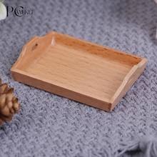 1/12 Dollhouse Miniature Wooden Plate Simulation Tray Model For Doll House Decor 2024 - buy cheap