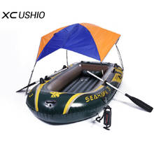Capa de chuva inflável para 2 a 4 pessoas, proteção contra o sol e sol, dobrável, fácil configuração, acessórios para pesca em barco 2024 - compre barato