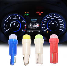 10pcs T5 LED Car Dashboard Indicator Light Instrument Display Auto Lamp Bulb White/ Blue/red/green/yellow/ Ice Blue 2024 - buy cheap