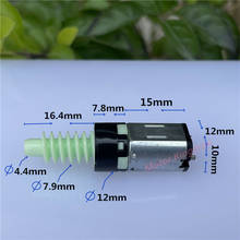 12mm DC 3V-5V Micro Mini N20 Planetary Reducer Gear Motor Plastic Worm Shaft 2024 - buy cheap