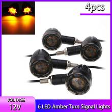 4pcs/set Amber Motorcycle Turn Signal Lamp Indicator Tail Brake Light Super Bright Integrated Lights For Scooter ATV Off-road 2024 - buy cheap