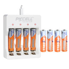 8Pcs PKCELL AAA 900mWh 1.6v NI-ZN Rechargeable Batteries aaa battery Packed with Ni-Zn battery Charger for aa/aaa nizn battery 2024 - купить недорого