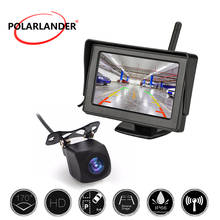 Parking System Car Rear View Monitor Wholesale TFT LCD Wireless Display 4.3 inch Car Monitor Display Wireless HD Reverse Camera 2024 - buy cheap