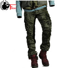 Fashion Men's Pants Spring Cotton Camouflage Military Pants Men Straight Combat Casual Tactical Overalls Casual Male Trousers 2024 - buy cheap