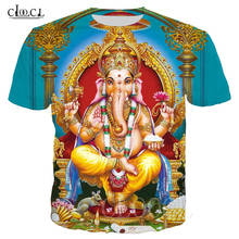 Hot Sale Basic T-Shirt Hinduism God Lord Ganesha 3D Print Ganesh Unisex Tees Women Men Summer T Shirt Tops Streetwear Sportswear 2024 - buy cheap