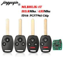 jingyuqin MLBHLIK-1T For Honda Accord CRV Remote Smart Car Key 313.8Mhz 433Mhz ID46 PCF7961 Chip Fob 2/3/4 Buttons 2024 - buy cheap