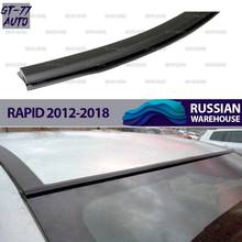 Funda protectora antisalpicaduras para Skoda Rapid 2012-2018, moldura para exterior, material de goma estiloso tuning 2024 - compra barato