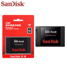 SanDisk SSD Plus Внутренний твердотельный жесткий диск SATA III 2,5 "120 ГБ 240 ГБ 480 ГБ ТБ ноутбук твердотельный диск SSD 2024 - купить недорого