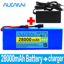 48v Lithium ion Battery 48V 28Ah 1000W 13S3P Lithium ion Battery Pack For 54.6v E-bike Electric Bicycle Scooter With BMS+Charger 2024 - buy cheap