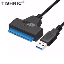 TISHRIC SATA USB 2,0 до 7 15 22pin адаптер Кабели внешний Мощность для 2,5 дюйма 'Ssd Hdd жесткий диск конвертер 2024 - купить недорого