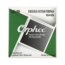 Orphee QK90 Professional Full Set Clear Nylon White Carbon Fiber Ukulele Strings for Soprano Concert Tenor 2024 - buy cheap