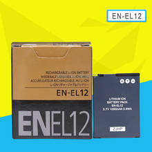 1050mAh EN-EL12 EN EL12 ENEL12 Battery for Durable CoolPix S610 S610c S620 S630 S710 S1000pj P300 P310 P330 S6200 S6300 2024 - buy cheap